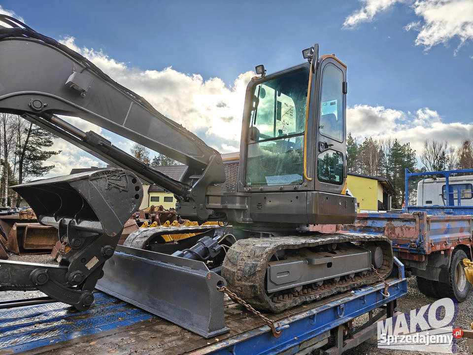Volvo ECR88D Obrót w obrysie Ramię offset Ostrowiec Świętokrzyski