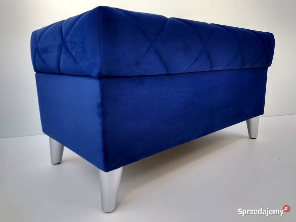 PUFA ŁAWKA SKRZYNIA OTWIERANA FRENCH VELVET Poznań