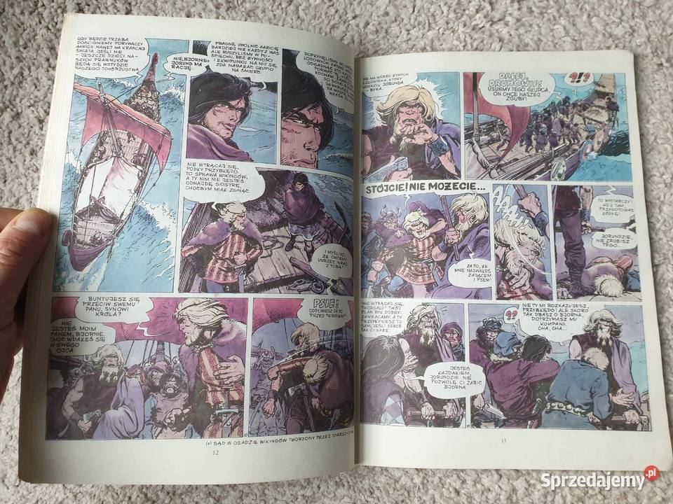 Thorgal Wyspa wśród lodów wydanie 1 KAW 1988 Komiksy Kultura i Rozrywka Gdynia