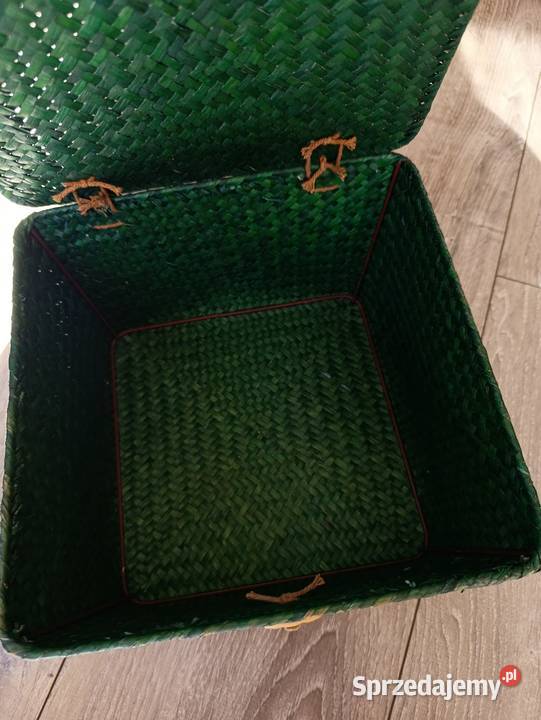 Pleciony kosz szkatułka Pozostałe Poznań