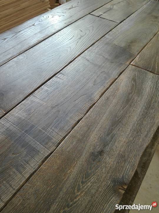 Deska postarzana szczotkowana Materiały budowlane Drużbice sprzedam