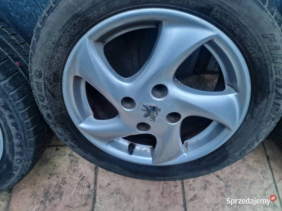 Alufelgi 6jx15 4x108 ET 28 Peugeot 206 207 306 Średnica 15" Samochodowe
