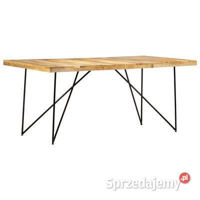 vidaXL Stół jadalniany 180 x 90 x 76 lite drewno Warszawa
