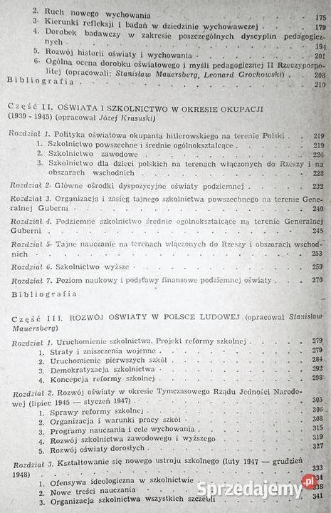 Historia wychowania Wiek XX Tom 1 Józef Miąso