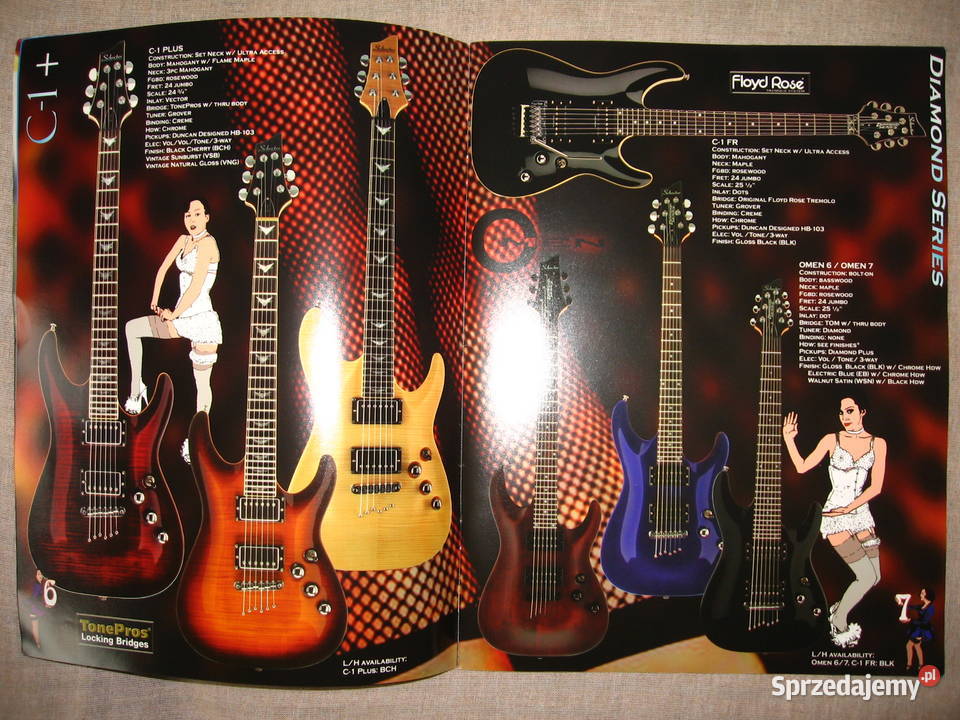 Schecter Guitar Research 2004 guitar catalog
