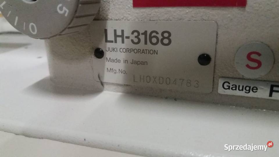 Dwuigłówka JUKI LH 3168 Pfaff Durkopp Adler