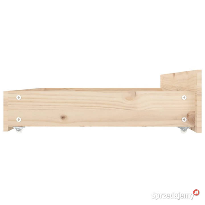Szuflady pod łóżko 4 lite drewno sosnowe sprzedam