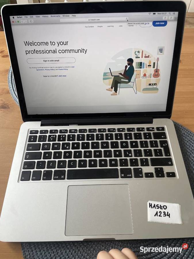 stan Laptop MacBook 13 PRO 2015 Wrocław