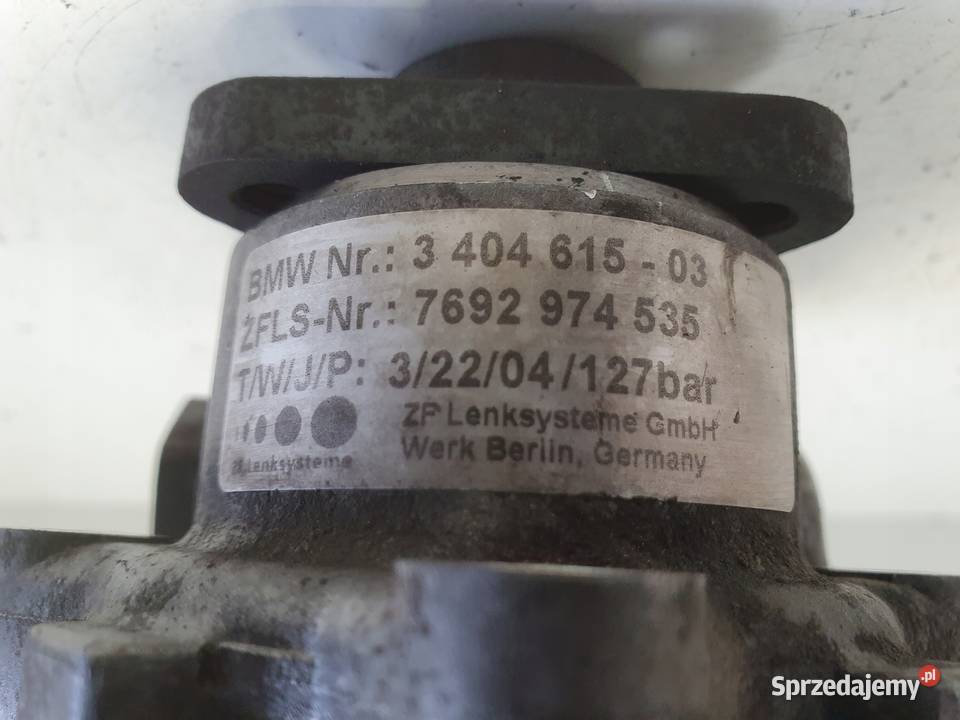 BMW X3 E83 30 i POMPA WSPOMAGANIA 3404615 osobowe Rudka