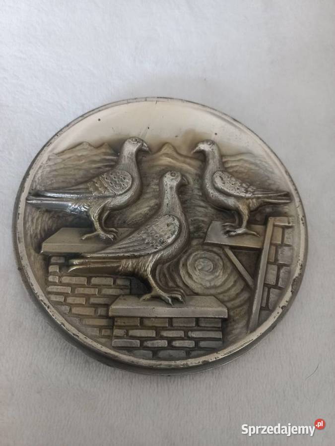 Płaskorzeźba odlew plakieta naścienna Gołebie Antyki, Sztuka, Kolekcje Toruń