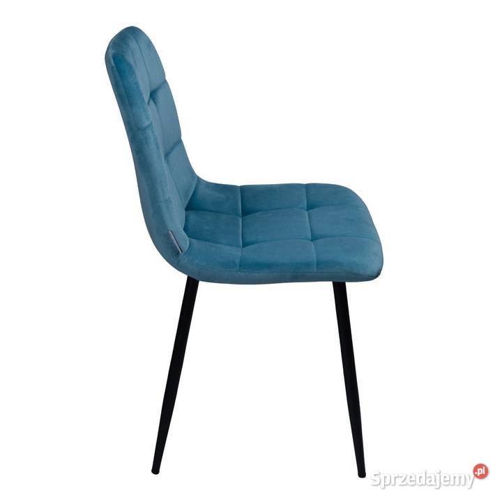 Krzesło tapicerowane welurowe do salonu jadalni Poznań