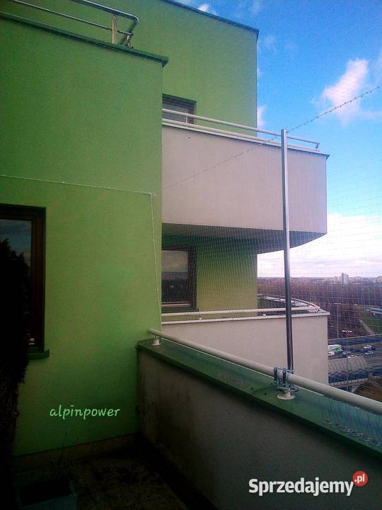 Siatki na balkon montaż Warszawa
