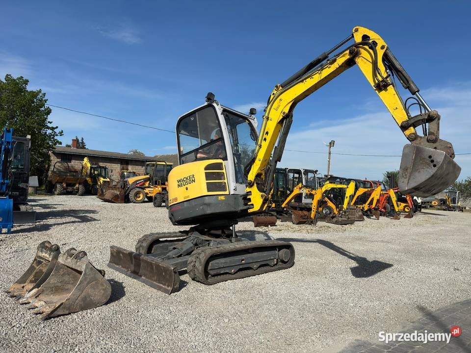 Wacker Neuson EZ28 Mini koparka 3 łyżki 2014 VDS łódzkie Złoczew