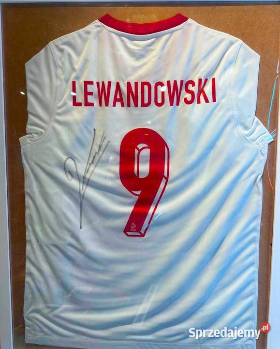 Koszulka z autografem Roberta Lewandowskiego Konstancin-Jeziorna sprzedam