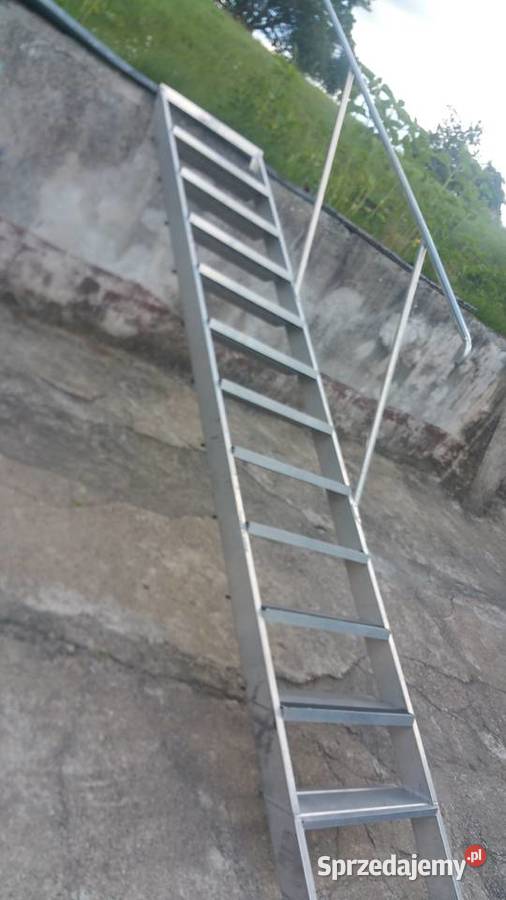 schody aluminiowe z balustradą 35m Trzcianka