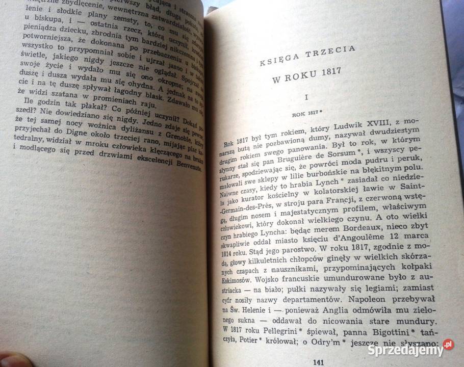 Nędznicy 4 tomy Hugo fa Proza i poezja kujawsko-pomorskie Osięciny sprzedam