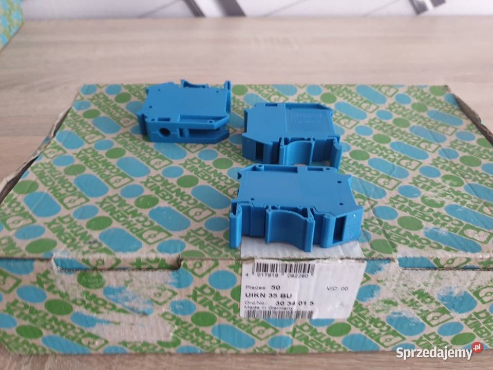 Złączka szynowa 1 Phoenix Contact UIKN 35 BU Elektronika Zielona Góra sprzedam