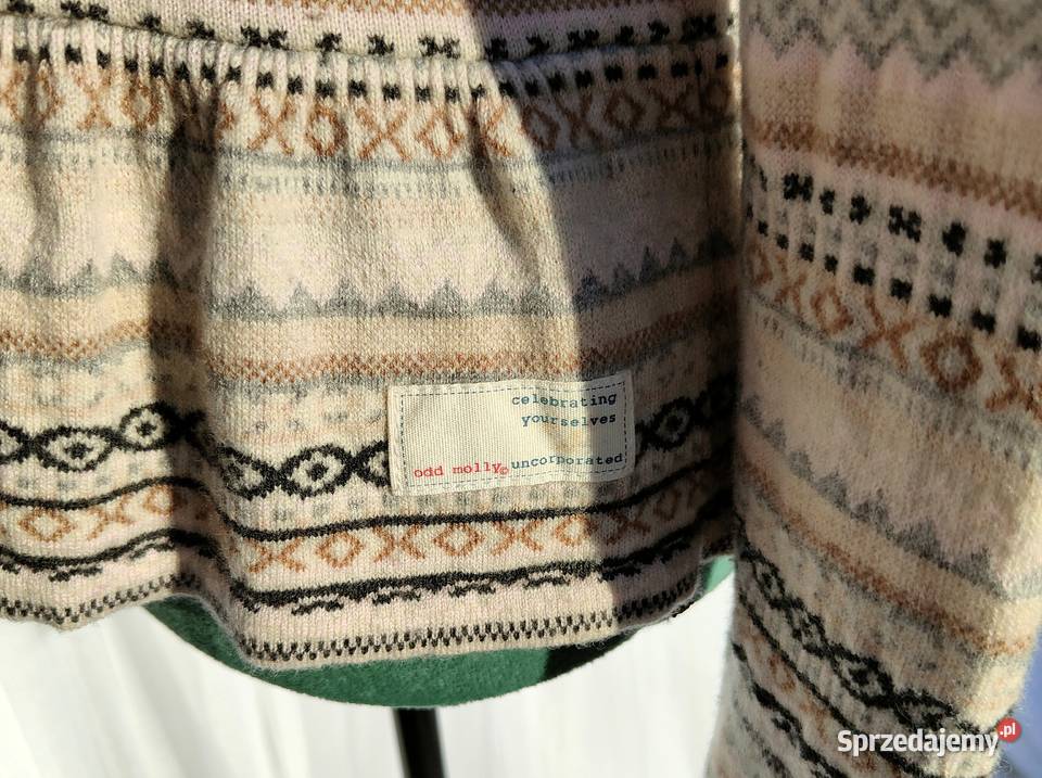 Sweter kardigan Odd Molly 1 S 36 wełna wool