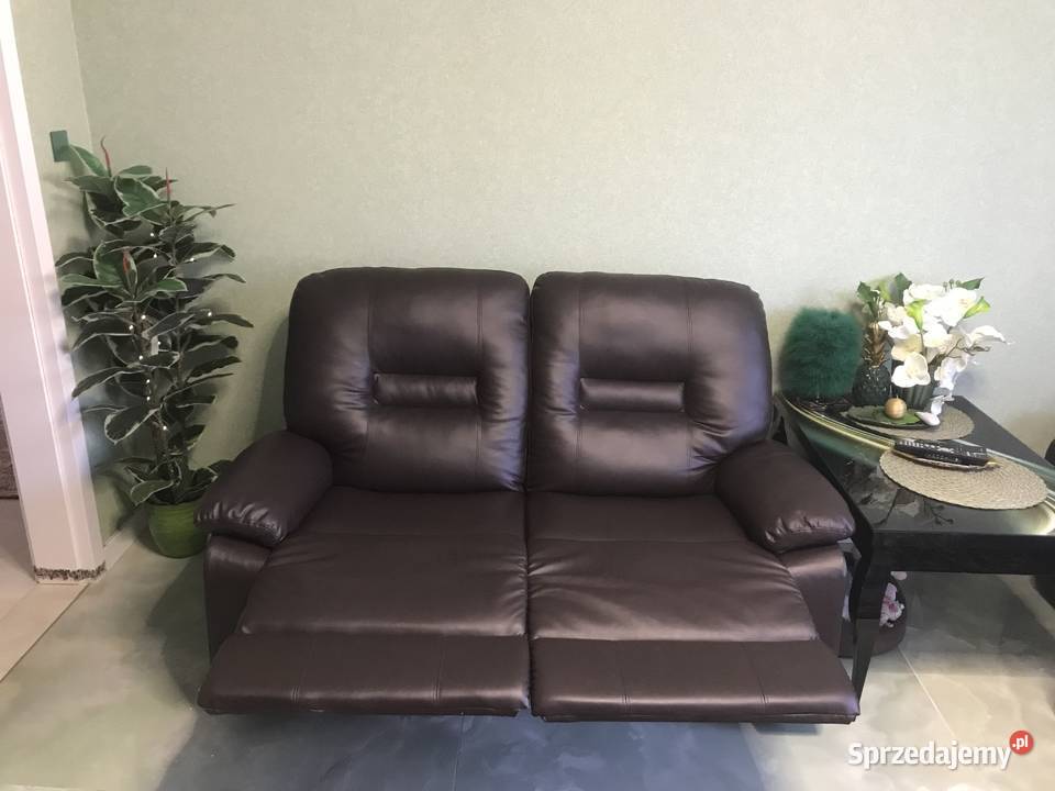 Sprzedam 2 sofy 2osobowe z manualną funkcją Łódź
