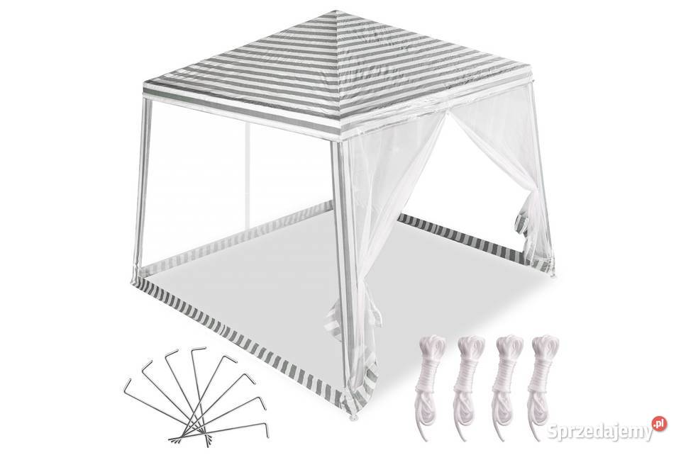 NOWY PAWILON NAMIOT Z Moskitierą 3x3m Biały Kraków