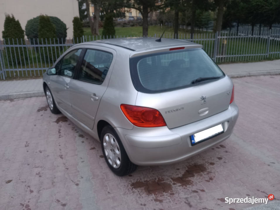 Peugeot 307 14 benzyna Hatchback rocznik 2007 Zarejestrowany w Polsce Limanowa
