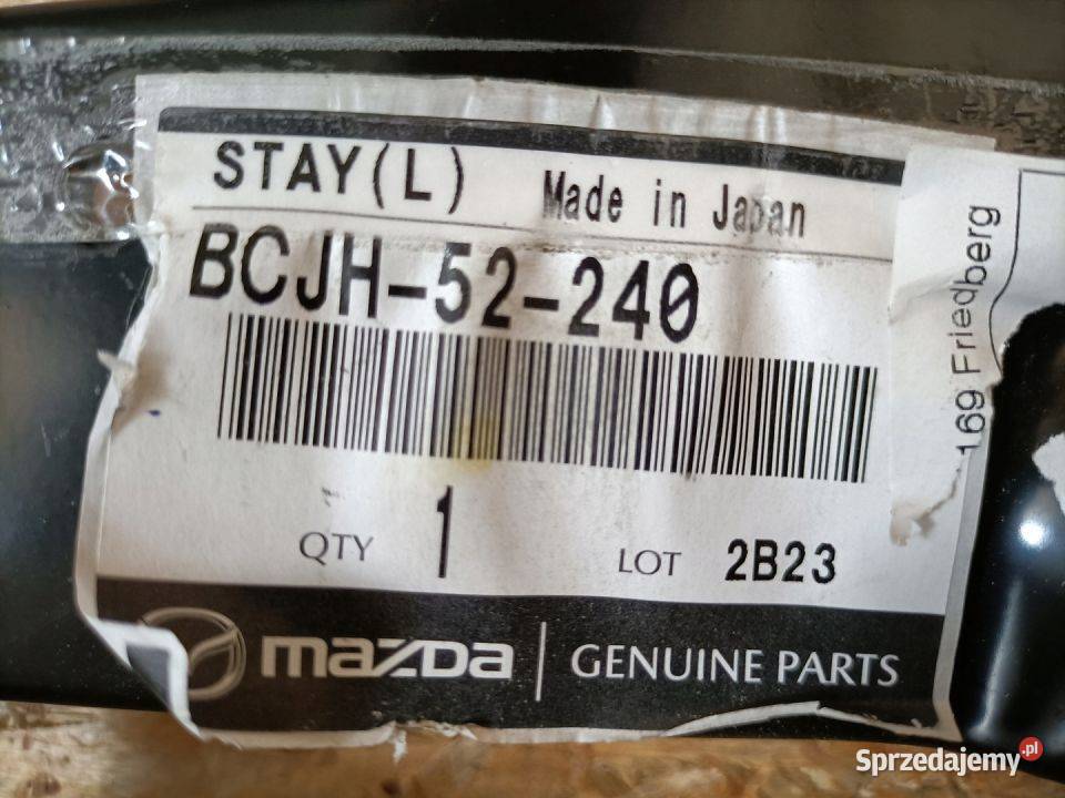 MAZDA 3 18 MOCOWANIE BŁOTNIK LEWY PRZÓD osobowe