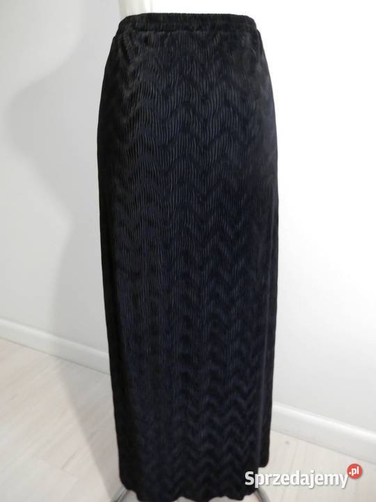 Spódnica Długa Wieczorowa Imprezowa Plisowana Plisowana