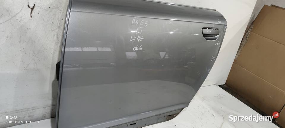 DRZWI LEWY TYŁ AUDI A6 C6 LY7G SEDAN AVANT Przystajń
