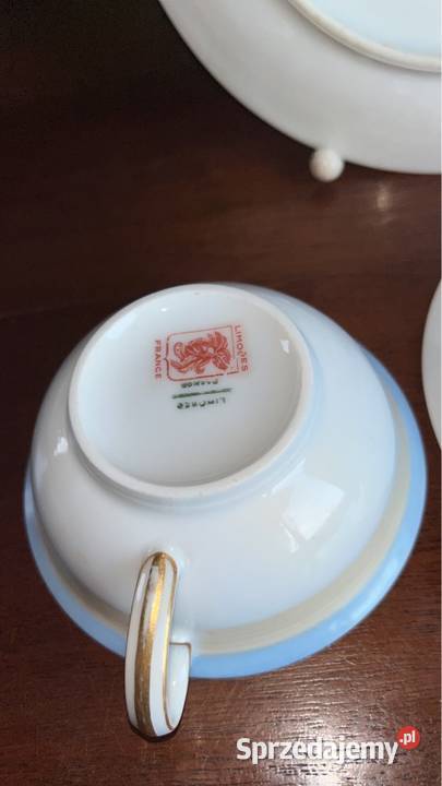 Filiżanka z talerzykiem Limoges Fra Gdańsk