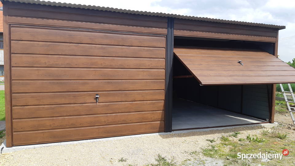 Garaż Blaszany Jednospadowy 6x6m Garaże Blaszane Olecko