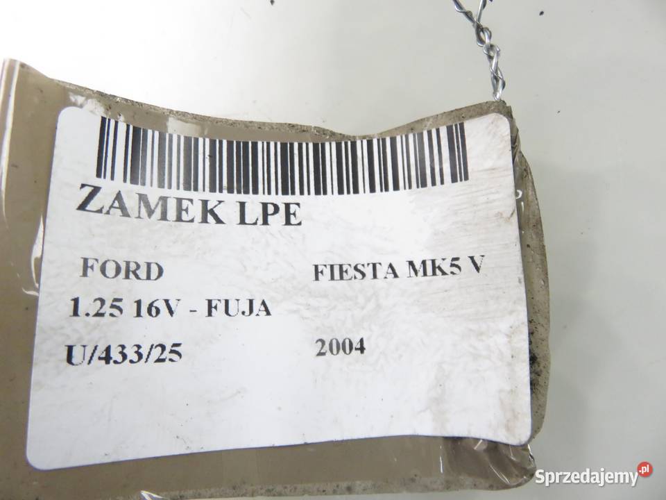 ZAMEK LEWY PRZEDNI FORD FIESTA MK5 Zamki, wkładki i kluczyki małopolskie