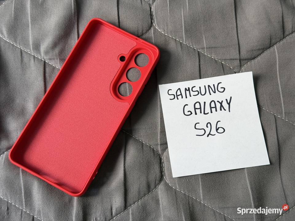 Etui Case Plecki do Samsung Galaxy S26 Czerwone sprzedam