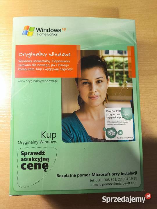 Fabrycznie nowy nigdy nie otwierany oryginał system operacyjny