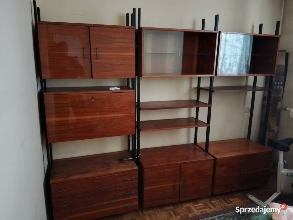 Regał Drzewotechnika PRL lata 60te vintage retro Warszawa