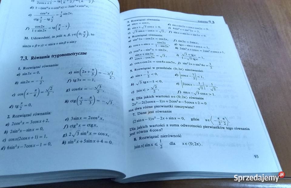 Matematyka maturzystów zadania Leksiński Macukow Gdańsk