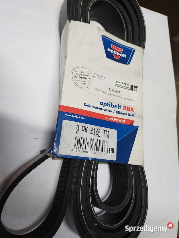Pasek wielorowkowy OPTIBELT 9PK 4145 ciężarowe Mława