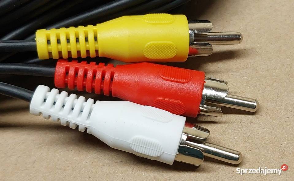 KABEL PODŁĄCZENIOWY AUDIO VIDEO 3X RCA NA 3X RCA Układ elektryczny Mielęcin