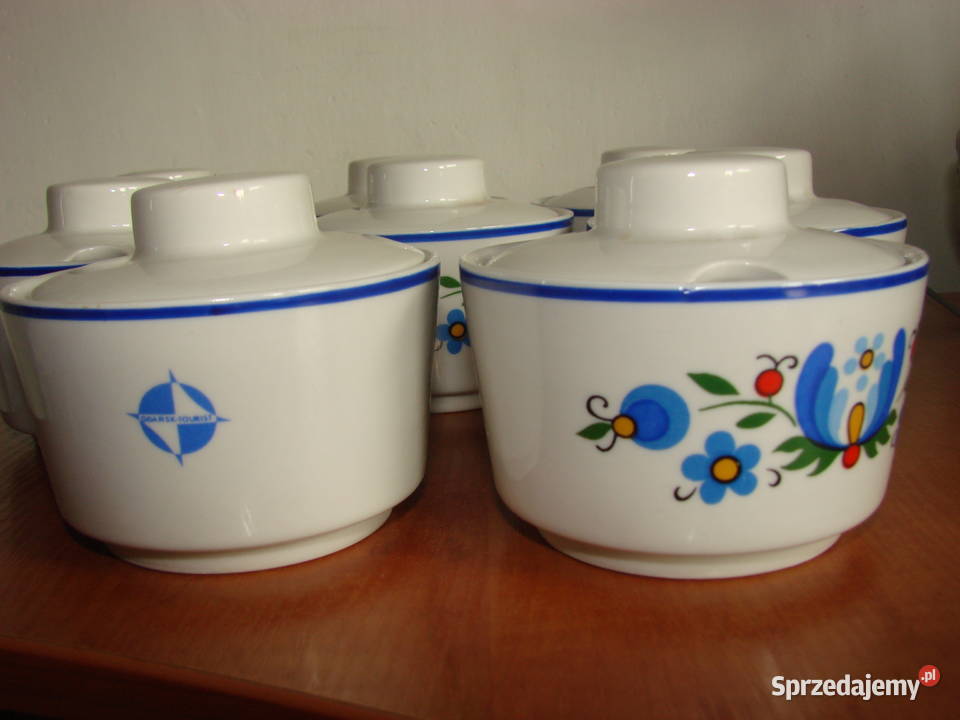 Lubiana wzór kaszubski cukiernica barowa PRL Antyki, Sztuka, Kolekcje sprzedam