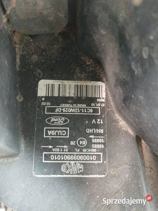 LAMPA PRZÓD PRAWA EU 6C1114W029DF Ford Transit świętokrzyskie