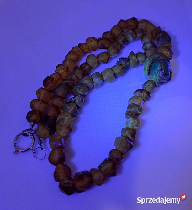 Korale z bursztynu bursztyn bałtycki ciosany sprzedam