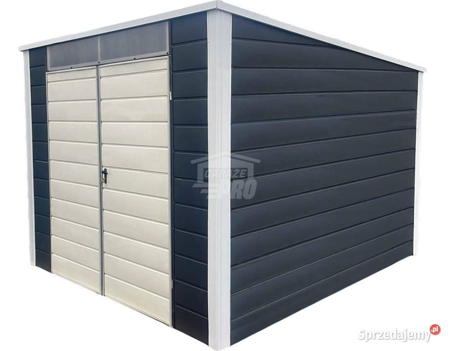 Schowek domek ogrodowy 25x3m brama dwuskrzydłowa Przasnysz
