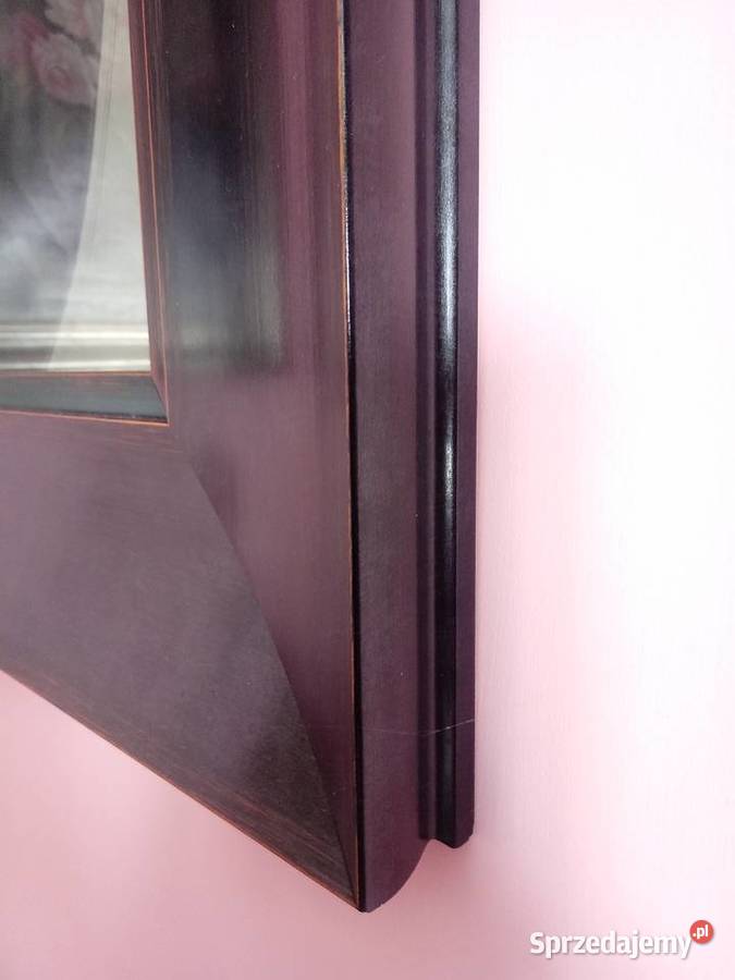 czarna drewniana rama do obrazu lustra NOWA Pozostałe Piotrówek