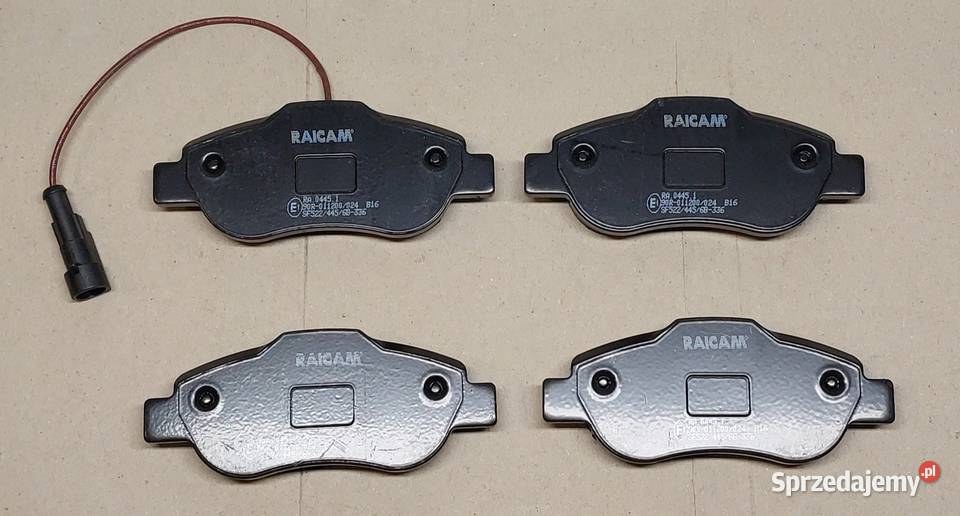 KLOCKI HAMULCOWE PRZÓD FIAT 500 500C FORD KA Części samochodowe dolnośląskie Mielęcin