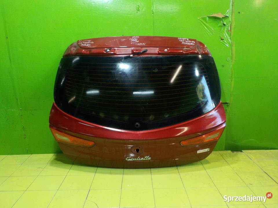 ALFA ROMEO GIULIETTA 14 T 10r klapa tyl ROSSO Klapy bagażnika Części samochodowe