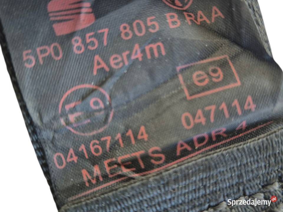 PAS BEZPIECZEŃSTWA TYŁ PRAWY LEWY SEAT ALTEA Pasy bezpieczeństwa Działoszyce sprzedam