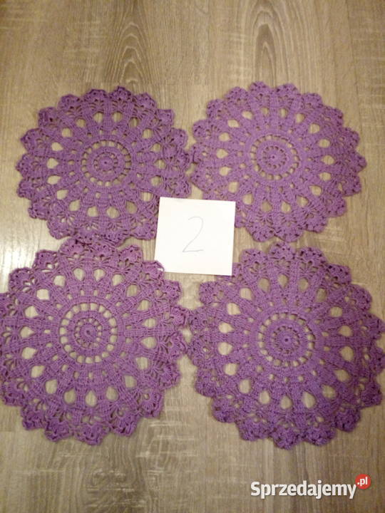 Serwetki Serwety Podkładki na Stół Szydełkowe Dekoracje i ozdoby Lublin
