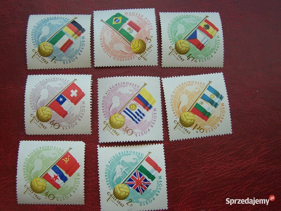 Węgry 1962 MNH Mi 183037 Sport Piłka nożna MŚ Tychy sprzedam