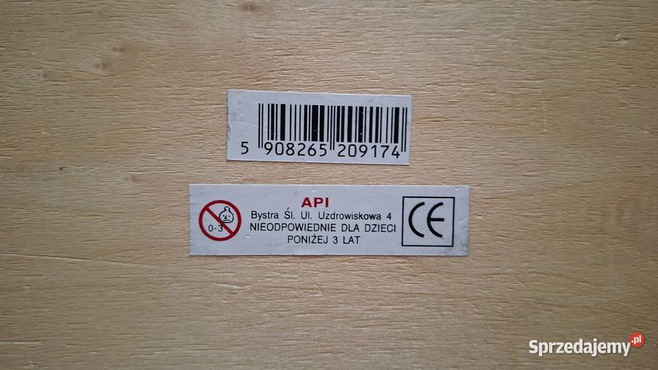 Klocki drewniane 33 elementy z pudełkiem Zielona Góra