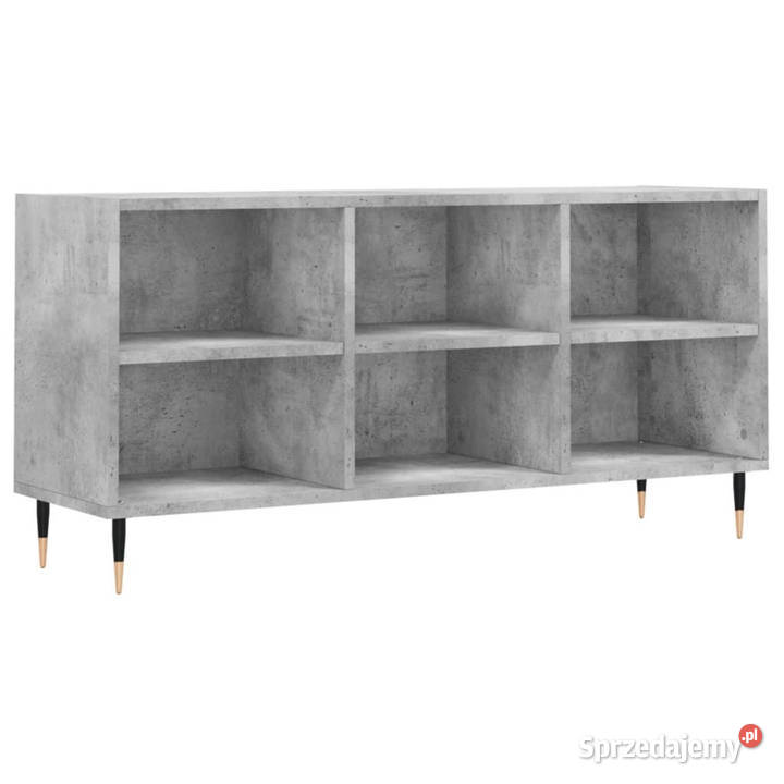 Szafka pod TV szarość betonu 1035x30x50 WM826984 Warszawa