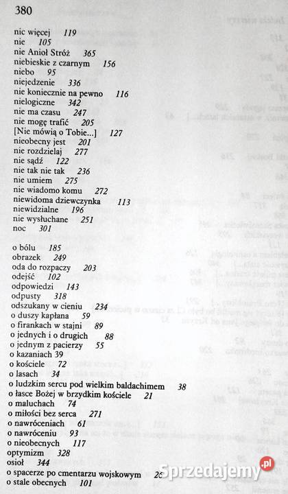 Nie przyszedłem pana nawracać Jan Twardowski Chełm sprzedam